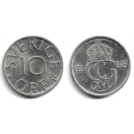 (850) Suecia. 1982. 10 Ore (EBC+)