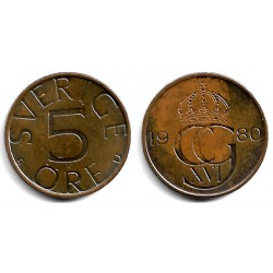 (849) Suecia. 1980. 5 Ore (MBC)