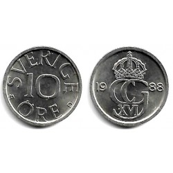 (850) Suecia. 1988. 10 Ore (EBC+)