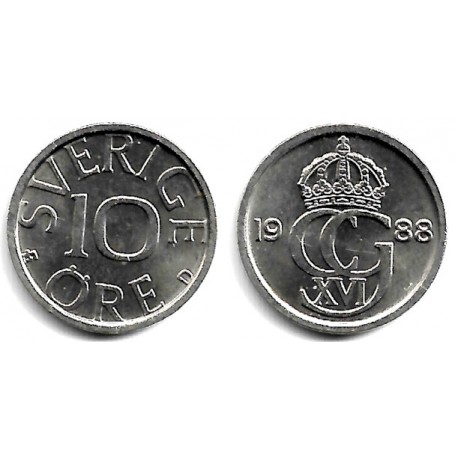 (850) Suecia. 1988. 10 Ore (EBC+)