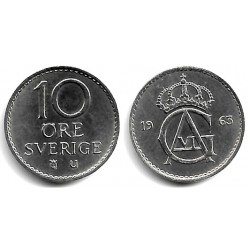 (835) Suecia. 1963. 10 Ore (EBC)