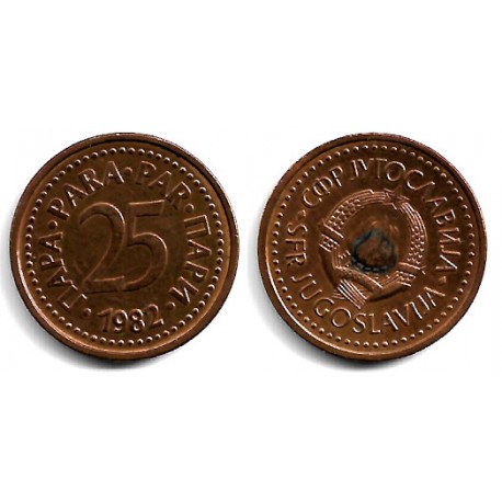 (84) Yugoslavia. 1982. 25 Para (MBC+)