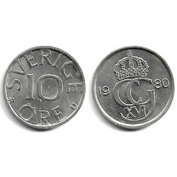 (850) Suecia. 1980. 10 Ore (EBC)