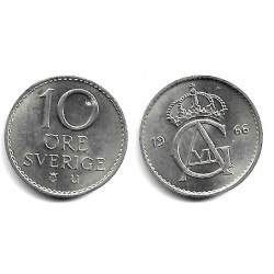 (835) Suecia. 1966. 10 Ore (EBC)