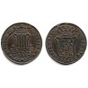 Isabel II. 1841. 6 Cuartos (MBC+) Ceca de Cataluña, Exceso de Metal