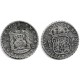 Felipe V. 1734. 8 Reales (EBC/EBC-) (Plata) Ceca de Méjico MF, Resellos Orientales