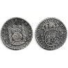 Felipe V. 1734. 8 Reales (EBC/EBC-) (Plata) Ceca de Méjico MF, Resellos Orientales