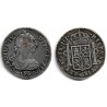Carlos IV. 1790. 8 Reales (MBC) (Plata) Ceca de Lima IJ, Resellos Orientales