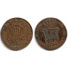 Isabel II. 1838. 6 Cuartos (MBC) Ceca de Cataluña