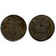 Isabel II. 1839. 6 Cuartos (BC+/MBC-) Ceca de Cataluña