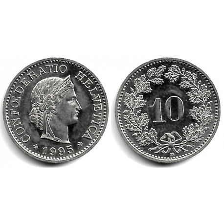 (27) Suiza. 1995. 10 Rappen (SC)