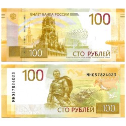 (WA276) Rusia. 2022. 100 Roubles (EBC)