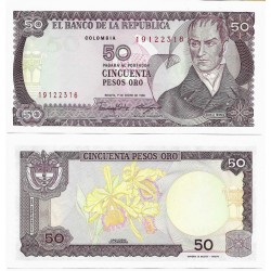 (425b) Colombia. 1986. 50 Pesos (SC)