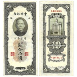 (327) China. 1930. 10 Custom Gold Units (MBC)