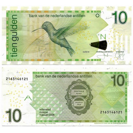 (28d) Antillas Neerlandesas. 2006. 10 Gulden (EBC+)