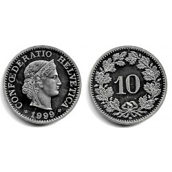(27) Suiza. 1999. 10 Rappen (SC)