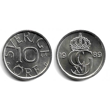 (850) Suecia. 1989. 10 Ore (EBC+)