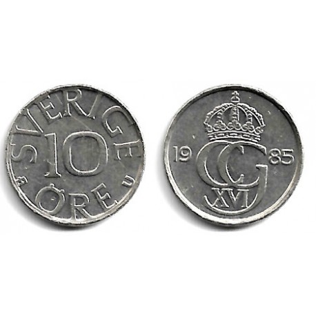 (850) Suecia. 1985. 10 Ore (MBC+)