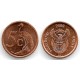 (464) Sudáfrica. 2009. 5 Cents (EBC)
