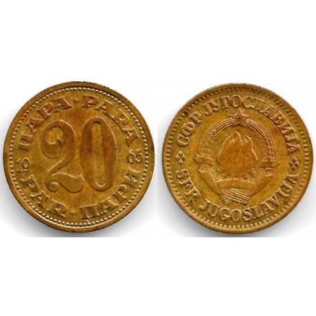 (45) Yugoslavia. 1965. 20 Para (MBC)