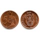 (464) Sudáfrica. 2009. 5 Cents (EBC)