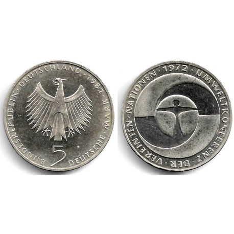 (157) Alemania. 1982(F). 5 Mark (MBC)