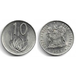 (85) Sudáfrica. 1988. 10 Cents (MBC+)
