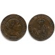Isabel II. 1866. 5 Céntimos de Escudo (EBC) Ceca de Segovia OM