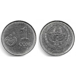 (14) Kirguizistán. 2008. 1 Som (SC)
