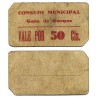 Gata de Gorgos. Sin Fecha. 50 Céntimos (MBC)