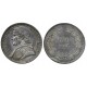 (1336.2) Ciudad del Vaticano. 1853. 5 Lira (MBC+/EBC-) (Plata)