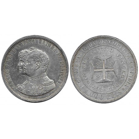 (539) Portugal. 1898. 1000 Reis (EBC/EBC+) (Plata)