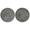 (408.5) República Mexicana. 1870. 1 Peso (MBC) (Plata)