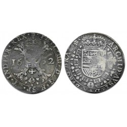 Felipe IV. 1632. Patagón (MBC-) (Plata) Ceca de Amberes