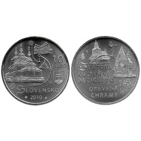 (110) Eslovaquia. 2010. 10 Euro (SC) (Plata)