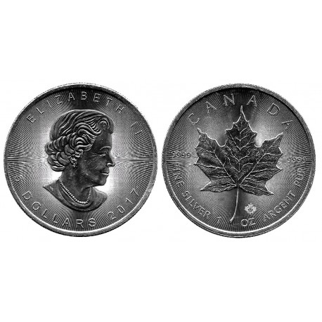 Canadá. 2017. 5 Dollars (EBC+) (Plata) 31,10 gr. de .999 Milésimas