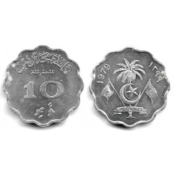 (46a) Maldivas. 1979. 10 Laari (EBC+)