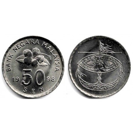 (53) Malasia. 1998. 50 Sen (EBC+)