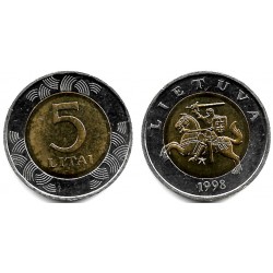 (113) Lituania. 1998. 5 Litai (SC)