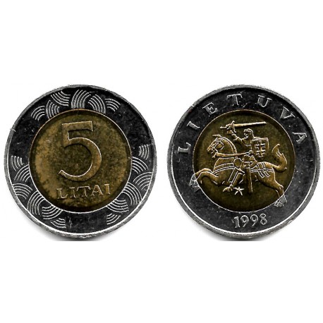 (113) Lituania. 1998. 5 Litai (SC)