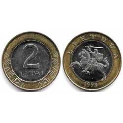 (112) Lituania. 1998. 2 Litai (SC)
