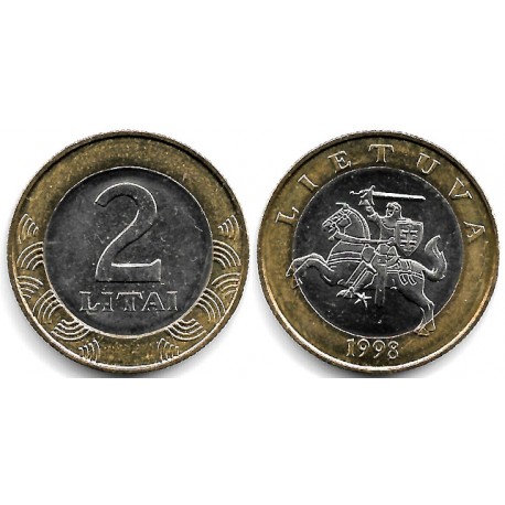 (112) Lituania. 1998. 2 Litai (SC)