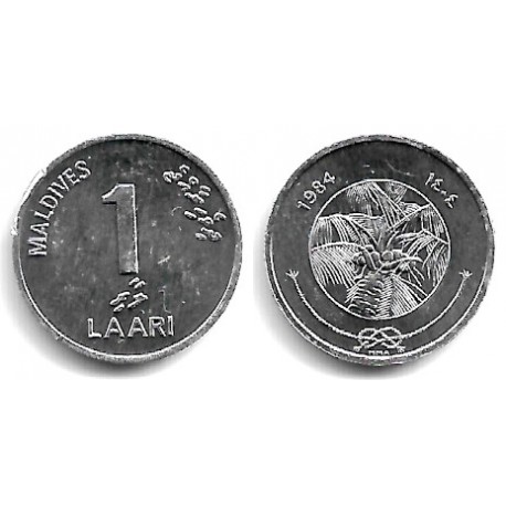 (68) Maldivas. 1984. 1 Laari (SC)