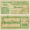Puebla Larga. 1937. 50 Céntimos (MBC-)