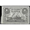 Mutualidad de Aduanas. 1 Peseta (Nuevo, con pequeña rotura en goma)