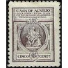 Caja de Auxilio de la Junta Central de los Colegios Oficiales de Agentes Comerciales. 5 Céntimos (Nuevo, sin goma)