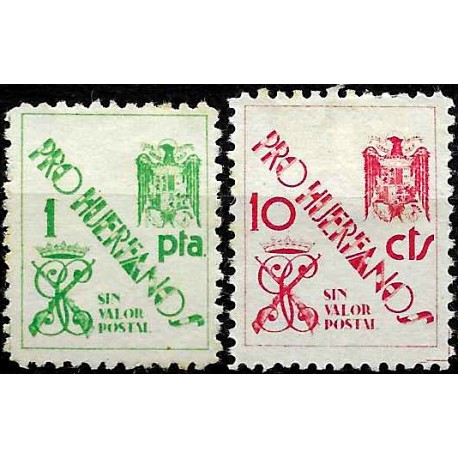 Viñetas. Pro Huérfanos. 1 Peseta y 10 Céntimos (Nuevos, sin goma)