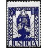 Viñeta. Justicia. 5 Céntimos (Nuevo, con señal de fijasellos)