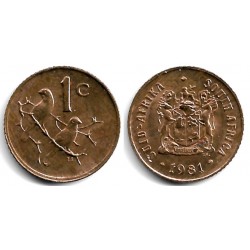 (82) Sudáfrica. 1981. 1 Cent (EBC)