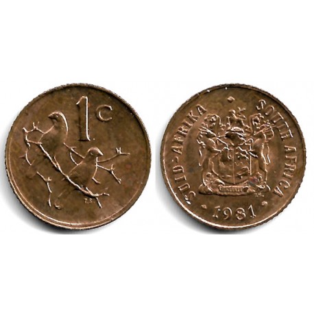 (82) Sudáfrica. 1981. 1 Cent (EBC)